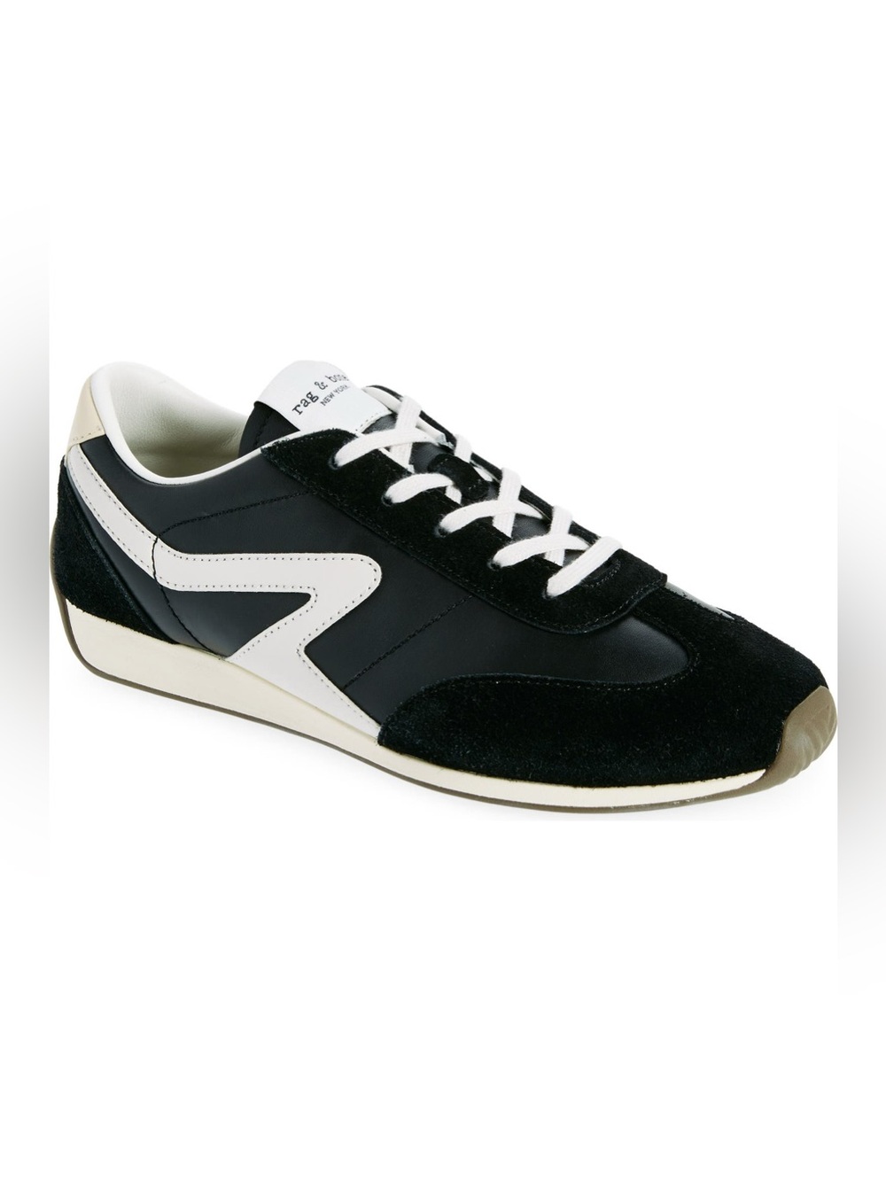 Women’s RAG & BONE Retro Runner Slim black sneakers- Size 39
